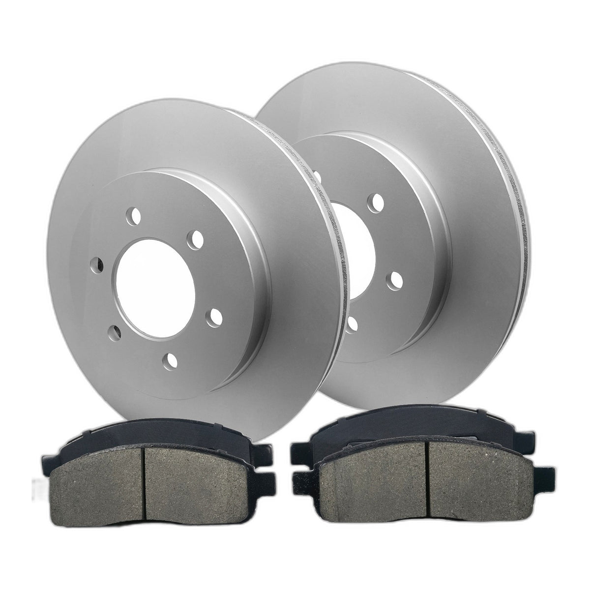 Front Brake Rotors Ceramic Pads Kit for 2004-2008 Ford F-150 4WD