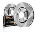 Ceramic Brake Kit Rear Rotors Pads Rubberized Shims Quiet Daily Driving Stopping