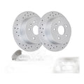 REAR Brake Rotors and Pads Kit for 2006-2018 Toyota RAV4 Drilled Slotted
