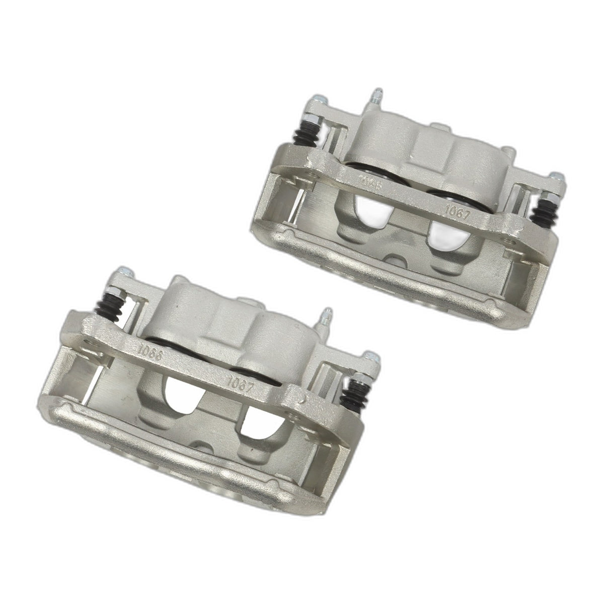 For Ford F-150 2010-11 Expedition 2010-21 Pair Front Brake Calipers w/Bracket