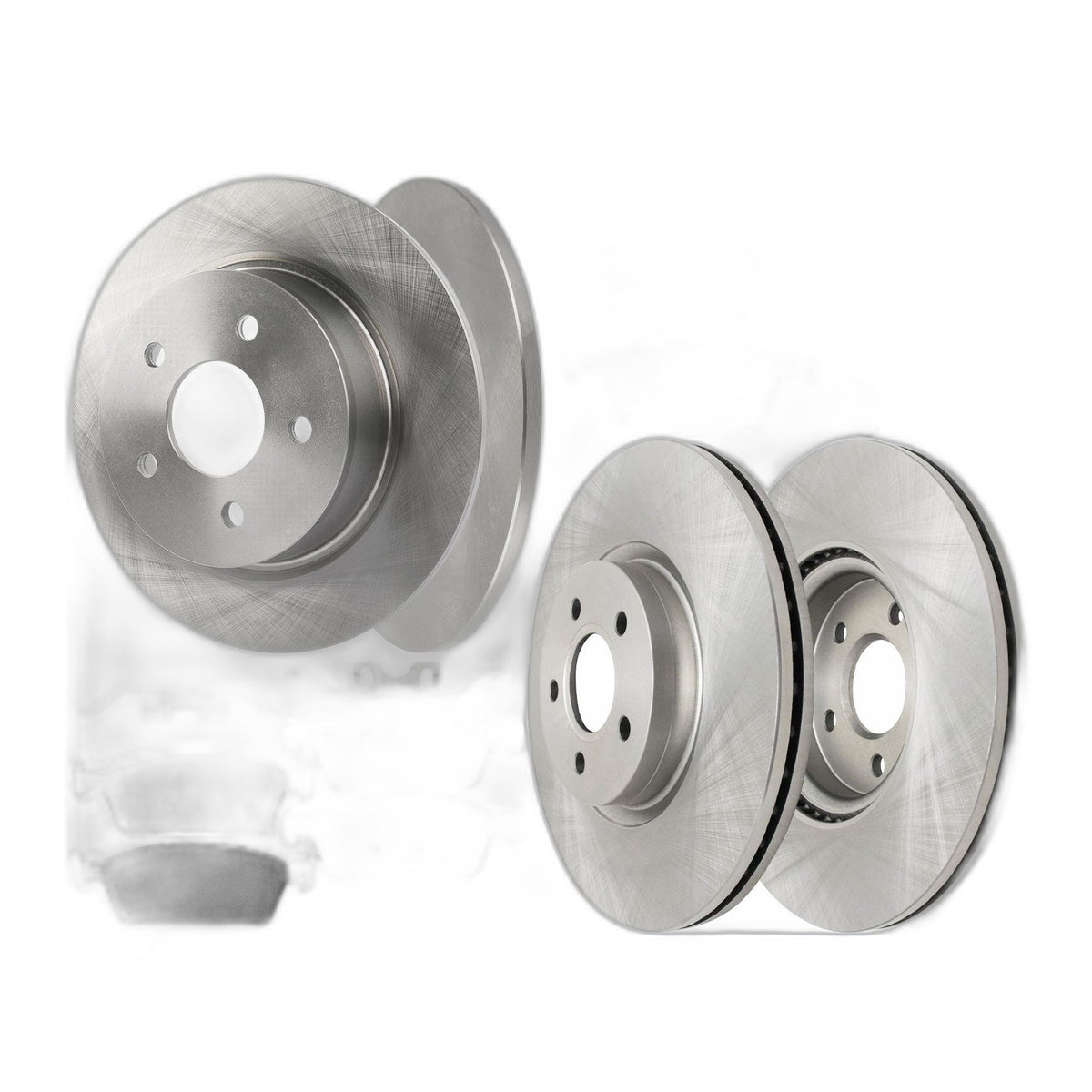 Front Rear Brake Rotors Ceramic Pads Kit for 2013 2014 2015 2016 Ford Escape