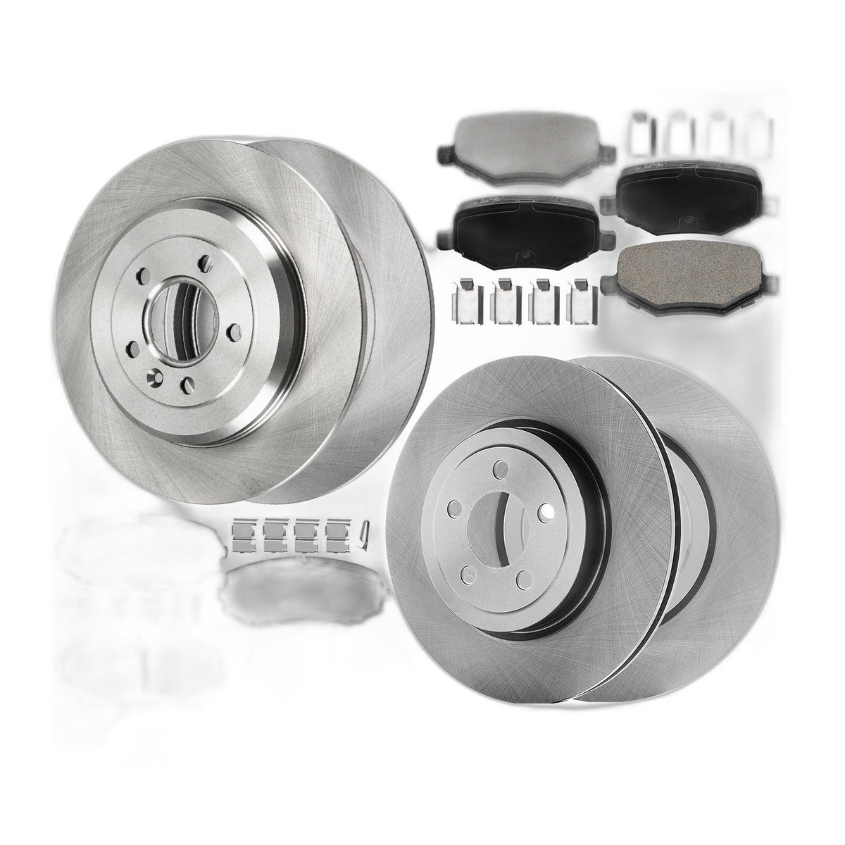 Front Rear Brake Rotors Pads Kit for 2011 - 14 Ford Edge 2011 - 15 Lincoln MKX