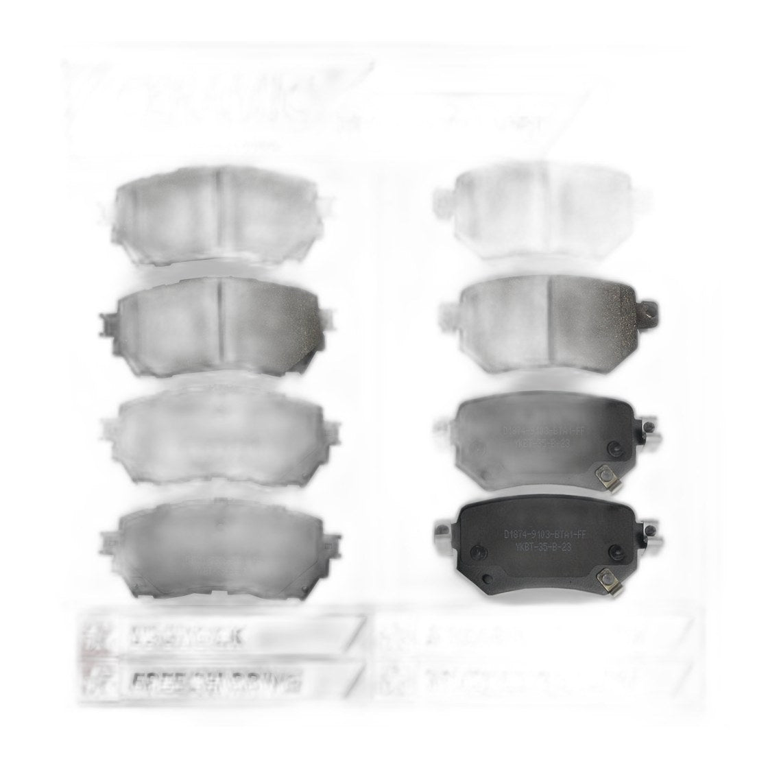 Front & Rear Ceramic Brake Pads Set For 2016-2021 Mazda 6