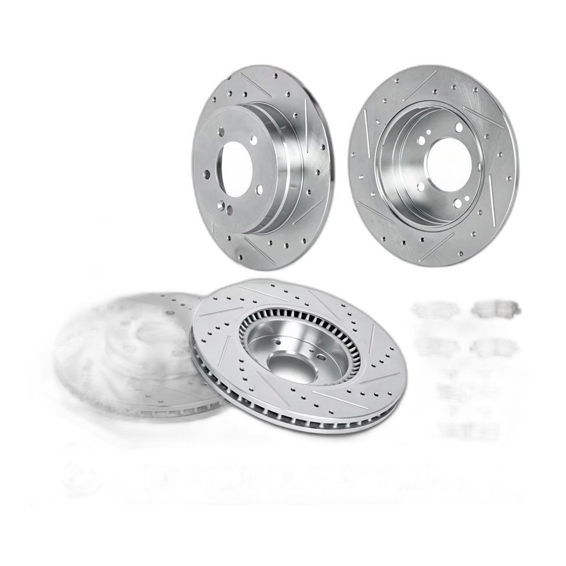 8pc 11.92" Front 11.89" Rear Brake Rotors Pads Kit for Escape Tribute Mariner