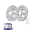 Front Drilled Brake Rotors Brake Pads for Chevy SILVERADO 1500 GMC SIERRA 1500