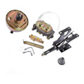 8" Dual Zinc Power Brake Booster Conversion Disc Drum Kit for Chevy C10 1967-72