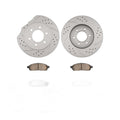 330mm Front Brake Rotors & Front Brake Pads Set Fits 2004-2008 Ford F-150 5.4L