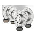 Front Rear Disc Rotors Brake Pads Kit for 2018-2020 Equinox Terrain Regal TourX