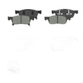 Front Rear Ceramic Disc Brake Pads Set for 2019 - 2025 Subaru Ascent
