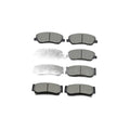 D1202 D1297 Front Rear Ceramic Brake Pads Set for 2007 2008 2009 Hyundai