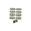 Ceramic Brake Pads Set Front & Rear 8PCS, D1222 D1212, for Lexus ES300h 2013