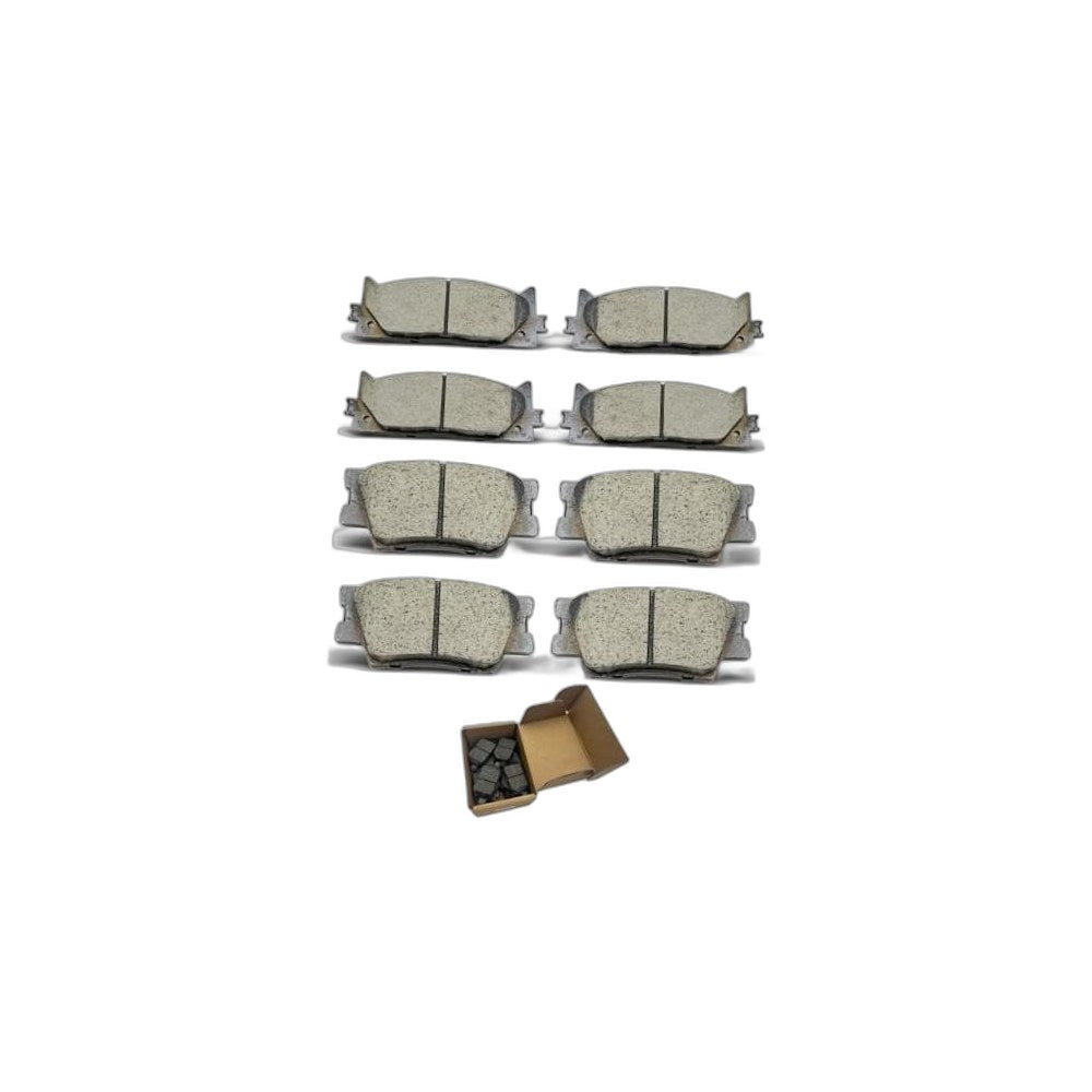 Ceramic Brake Pads Set Front & Rear 8PCS, D1222 D1212, for Lexus ES300h 2013