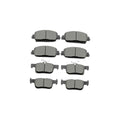 D1654 D2102 Front Rear Ceramic Brake Pads Set for 2018-2022 Honda Accord