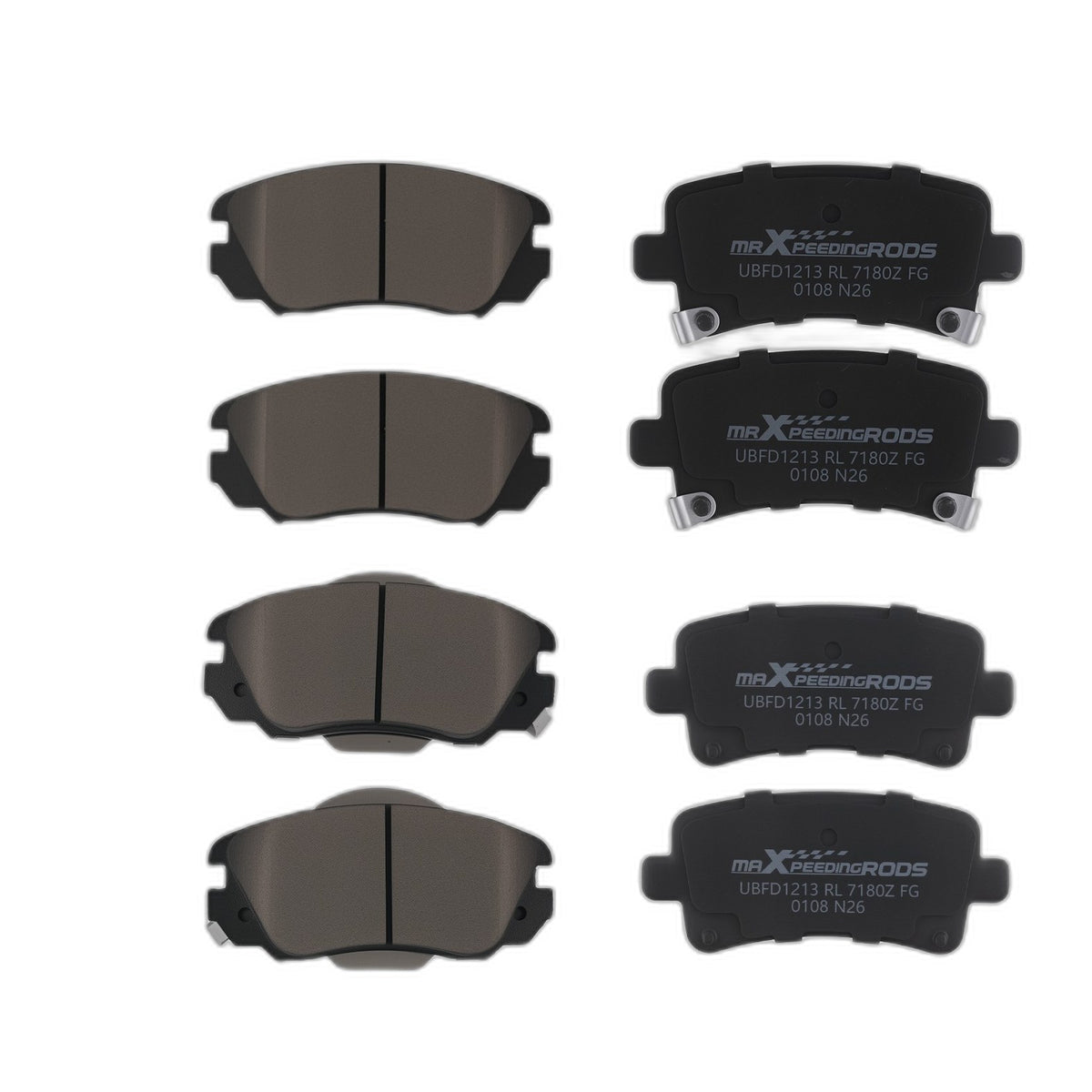 Front Rear Ceramic Brake Pads Set for Buick Allure LaCrosse Regal Chevy Impala