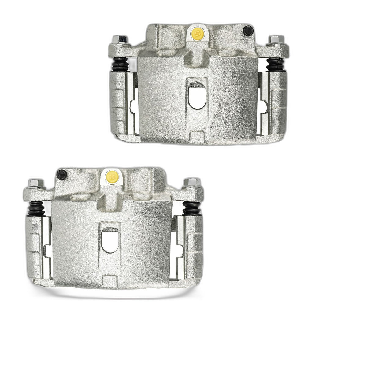 Pair Front Brake Caliper with Bracket For 2001-2010 Chevrolet Silverado 2500 HD