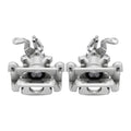 Pair Rear Brake Caliper with Bracket For Mitsubishi Outlander Sport RVR 13-18