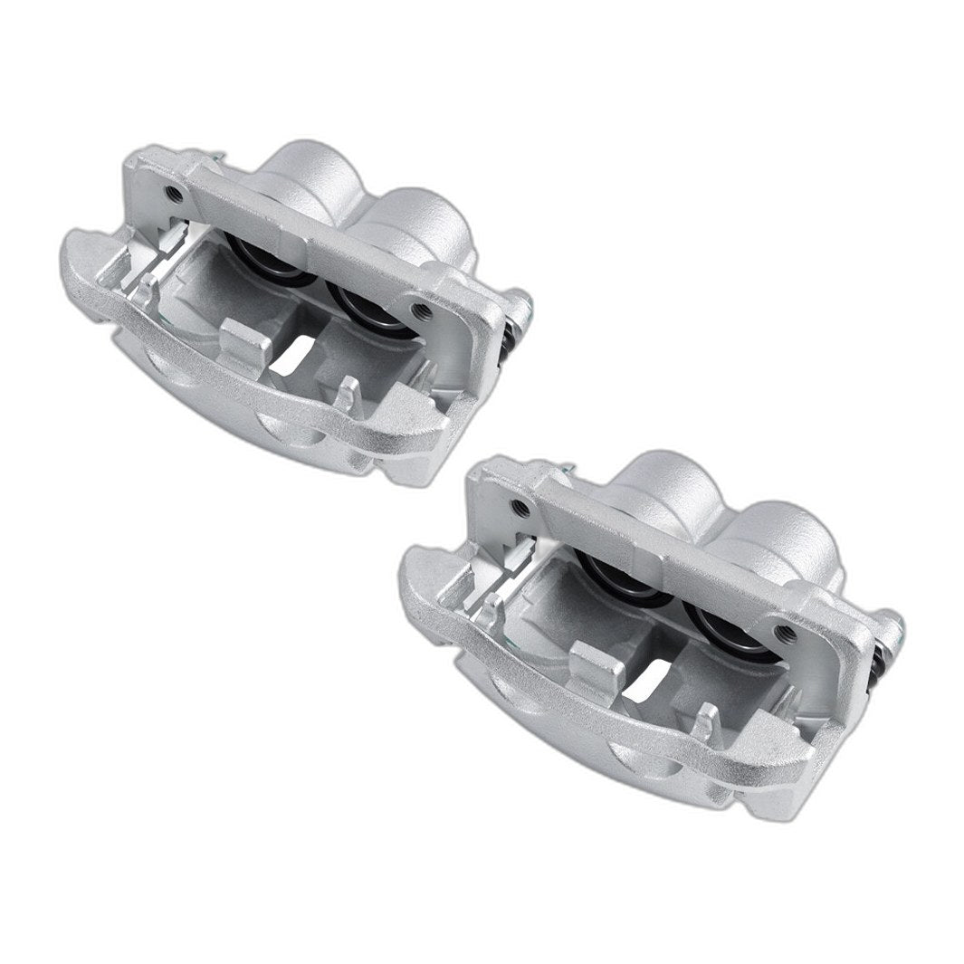 Pair Front Disc Brake Calipers w/ Brackets For 2005-2008 Ford F150 MARK LT