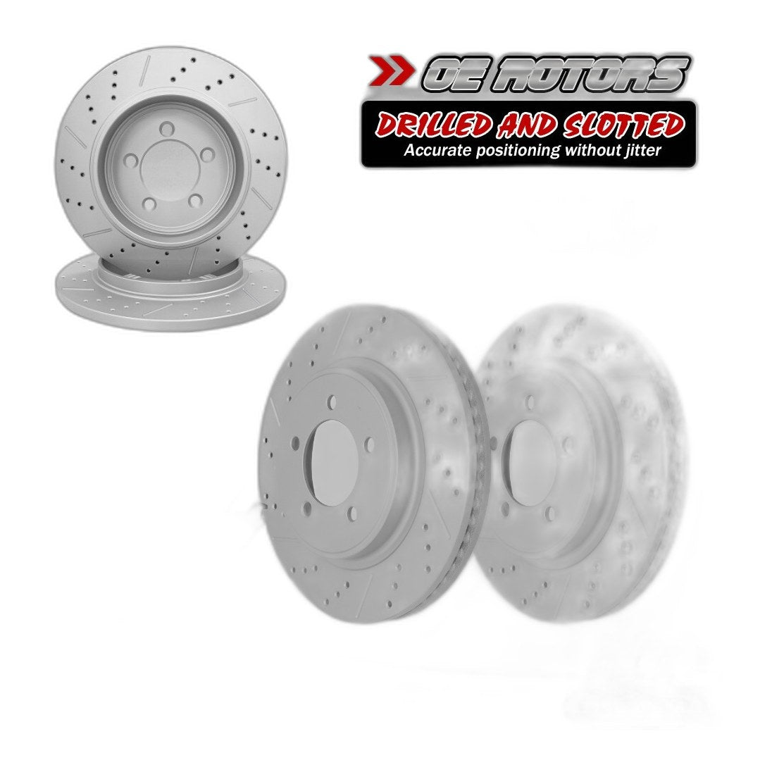 Front Rear Disc Rotors Brake Pads Kit For 2007 - 2010 Ford Explorer Sport Trac