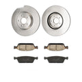 6x Front Brake Rotors Front Brake Pads Kit Fits Ford Escape 13-16 1.6L R-34349