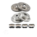 2x Front Rear Brake Rotors & Pads Kit Fits 04-08 Ford F-150 5.4L 54109 54111
