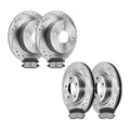 Brake Kit for 2007-2013 Nissan Altima Front Rear Disc Rotors Ceramic Brakes Pads