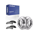 Front Brake Rotors Ceramic Pads for Ford F-250 Super Duty 2004