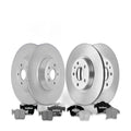 Front Rear Brake Rotors Ceramic Pads for Ford, Fusion 2013-2020, FWD L4 2.0L