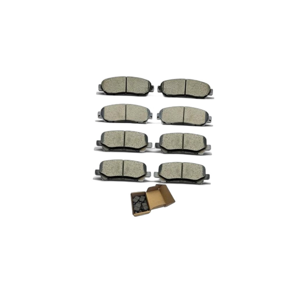 Ceramic Brake Pads Set Front & Rear 8PCS for Honda Odyssey 2011-2017, D1521