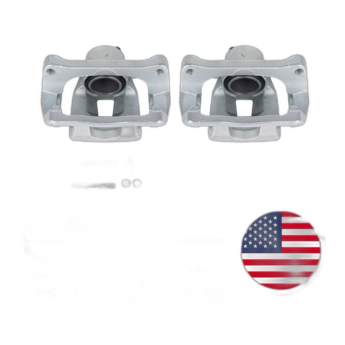 Pair Rear Disc Brake Caliper w/ Bracket For Ford F-150 Lobo 2012-2015 2016