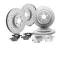 Front Rear Disc Brake Rotors Brake Pads for 2017 2018 2019 Ford Escape 1.5L 2.5L