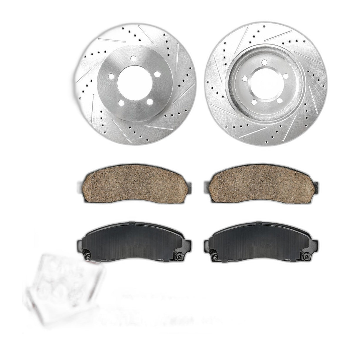 Front Brake Rotors & Front Brake Pads Kit for 02-05 Ford Explorer P-833
