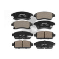 Front Rear Ceramic Brake Pads Set w/Hardware for Buick Encore Verano Chevy Cruze