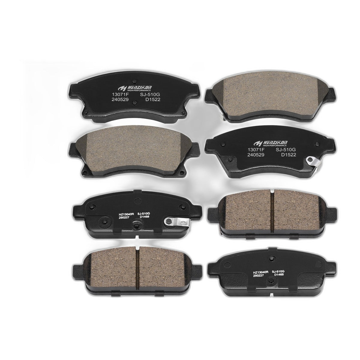 Front Rear Ceramic Brake Pads Set w/Hardware for Buick Encore Verano Chevy Cruze