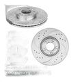 Front Drilled Brake Rotors Brake Pads Kit for Ford Fusion Lincoln MKZ