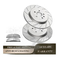 Rear Brake Rotors Ceramic Pads Kit for Ford Explorer Flex Taurus Lincoln MKS MKT