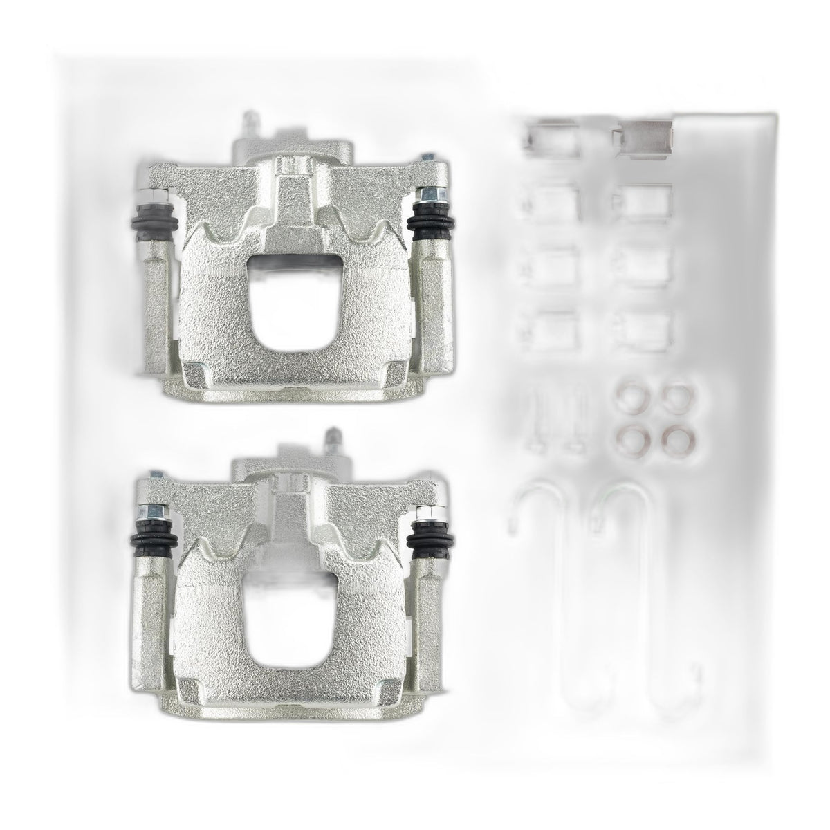 Pair Rear Brake Caliper with Bracket For 2008-2012 Jeep Liberty 18B5046 18B5047