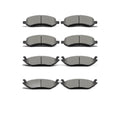 Front Rear Ceramic Brake Pads Set for 2011-2018 Ram 1500 2007-2009 Dodge Durango