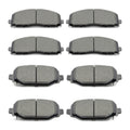 Front Rear Ceramic Disc Brake Pads For 2012-2020 Dodge Grand Caravan Journey