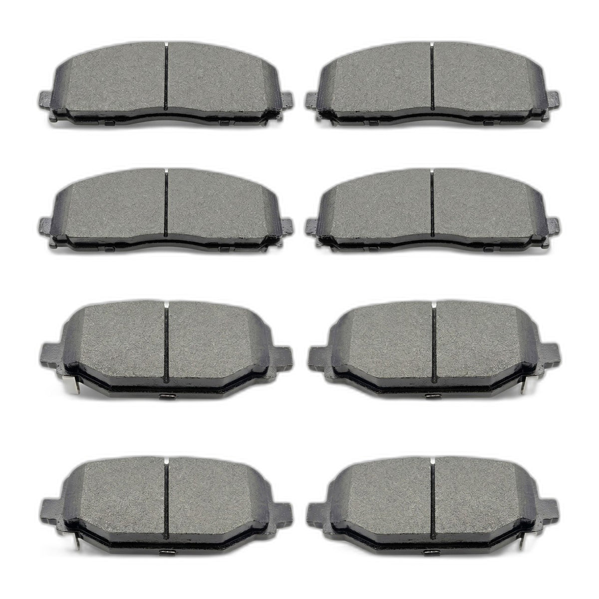 Front Rear Ceramic Disc Brake Pads For 2012-2020 Dodge Grand Caravan Journey