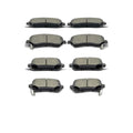 Front Rear Ceramic Brake Pad Set for Town&Country Dodge Grand Caravan VW Routan