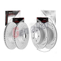 Front & Rear Brake Rotors + Pads Kit for Ford Escape 2013-2016 Transit Connect