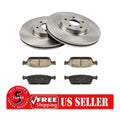 6x Front Brake Rotors Front Brake Pads Kit For Ford Escape 2014-2017 2.0L