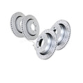 Front Rear Brake Rotors Brake Pads Kit for 2010-2011 Ford F-150 6 Lug Rotor Pad
