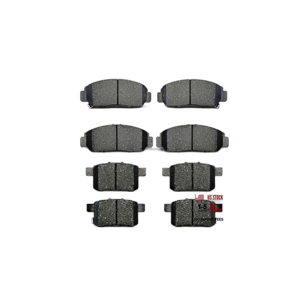 Ceramic Brake Pads Set - Front & Rear 8pcs Compatible with Honda Accord,For