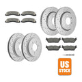 For 18-20 Ford F-150 Expedition Navigator Front Rear Disc Rotors Brake Pads Kit