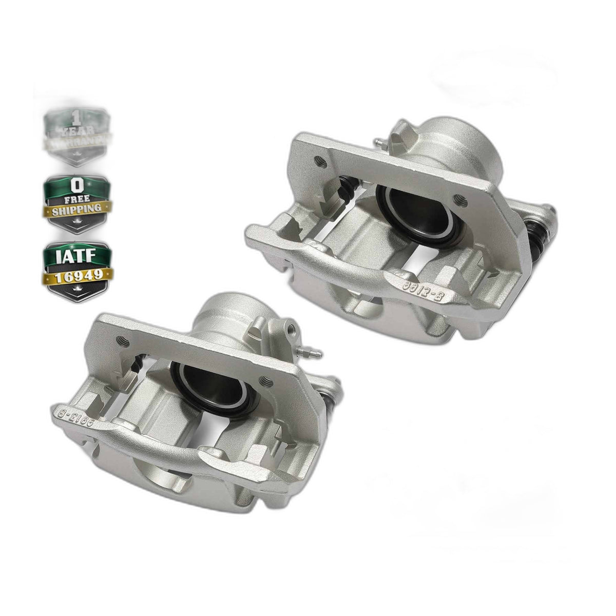 Pair Front Side Brake Caliper with Bracket for Mercedes-Benz W245 B200 2006-2011