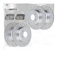 345mm Front 320mm Rear Rotors Brake Pads for Dodge Charger Challenger Magnum AWD