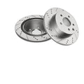 Rear Brake Rotors Pads Kit for Nissan LEAF Rogue 2014-2020 Drilled Brakes