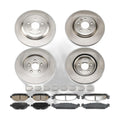 Brake Rotors & Pads Kit Front Rear Fits Ford Explorer Taurus Flex