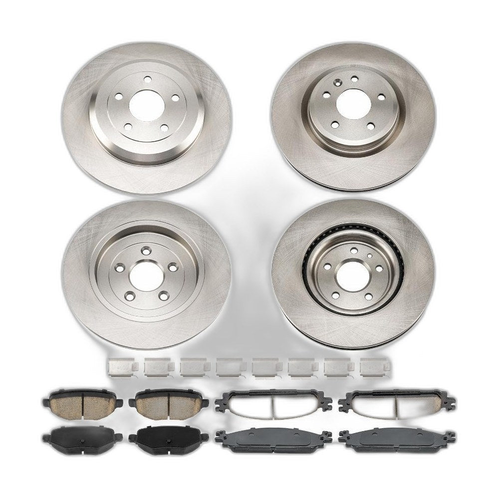 Brake Rotors & Pads Kit Front Rear Fits Ford Explorer Taurus Flex